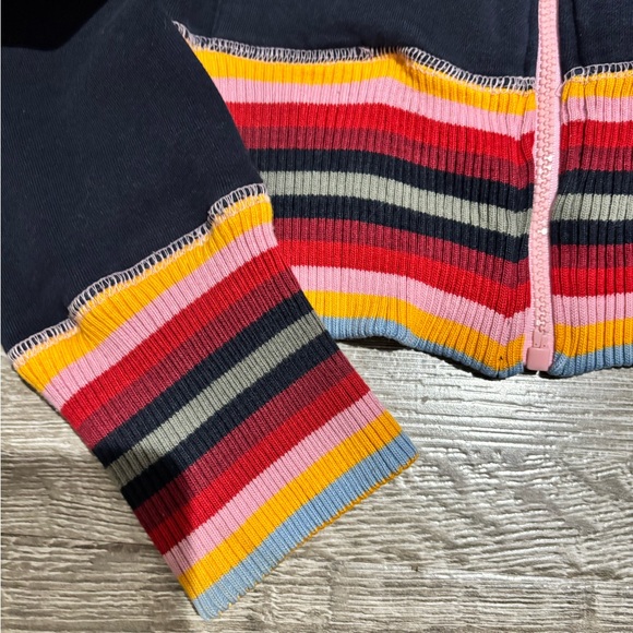 Y2K Rocawear Varsity Zip Up Jacket Navy Pink Size M - Picture 5 of 7